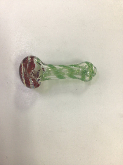 Hand pipe - red and green