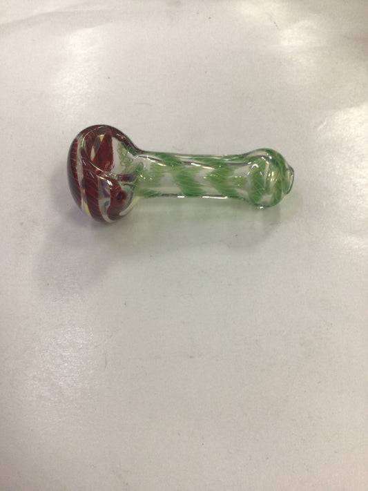 Hand pipe - red and green