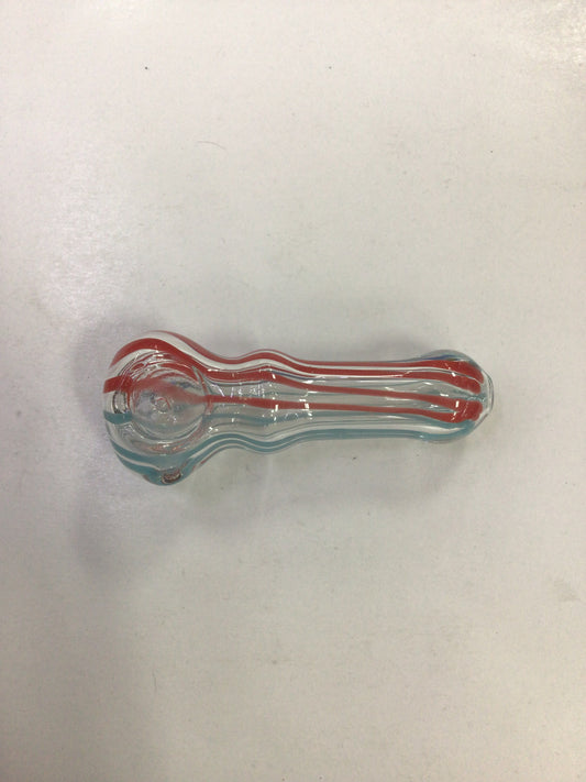 Hand pipe - red and blue
