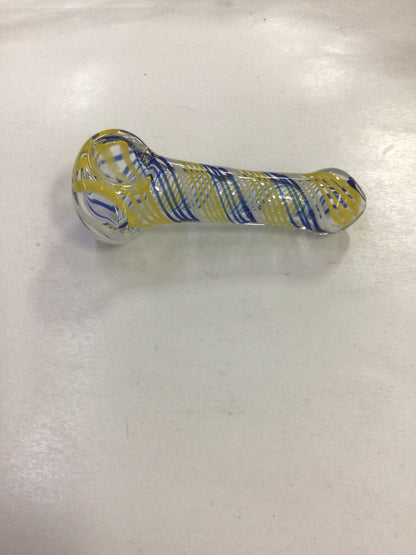 Hand pipe - yellow and blue