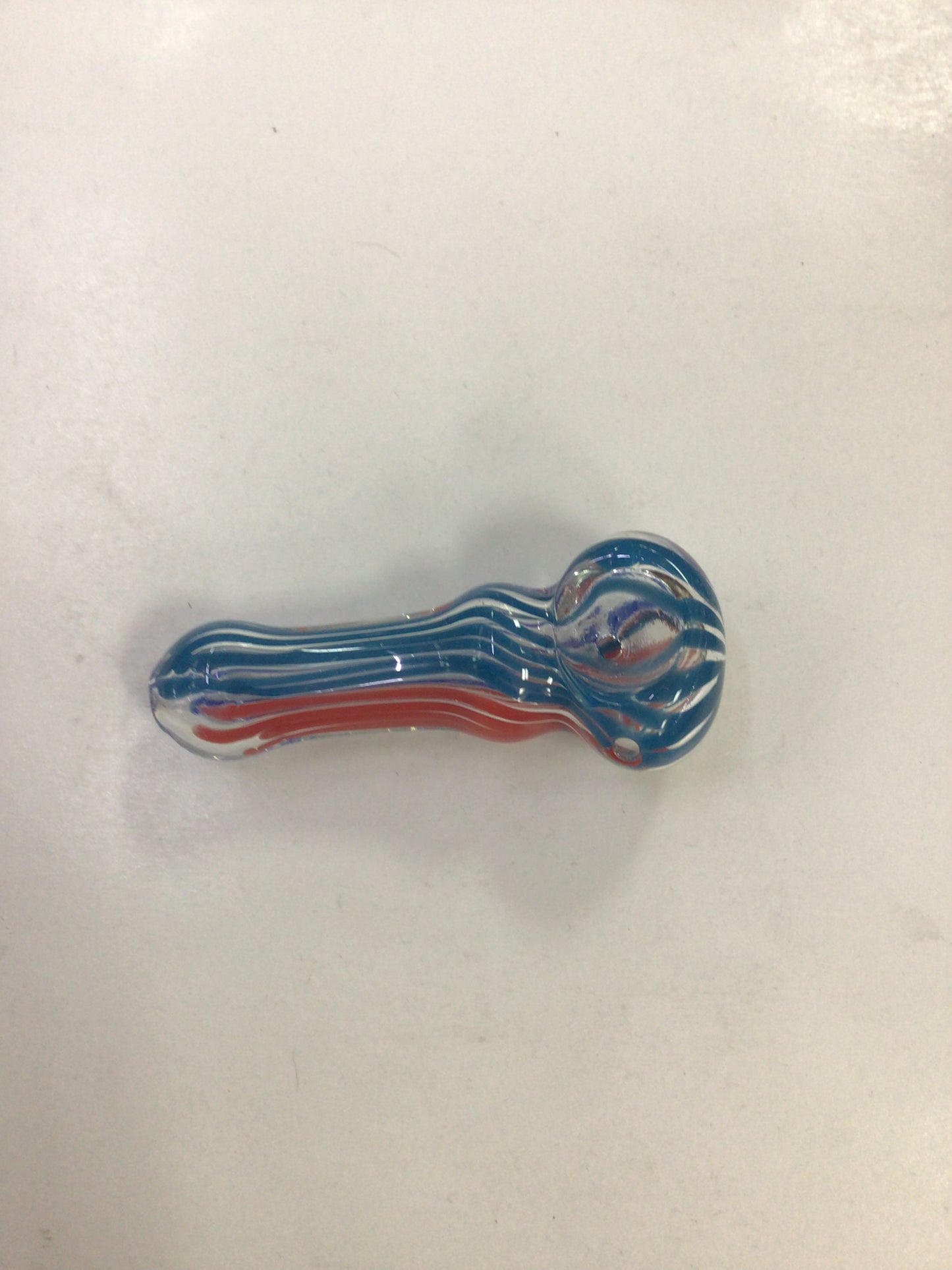 Hand pipe - red and blue
