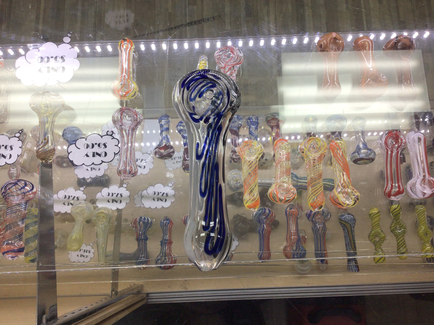 Hand pipe- blue and black
