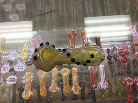 Hand pipe- blue and yellow