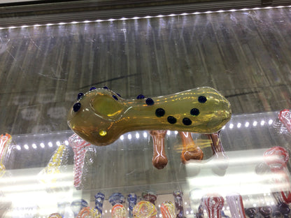 Hand pipe- blue and yellow