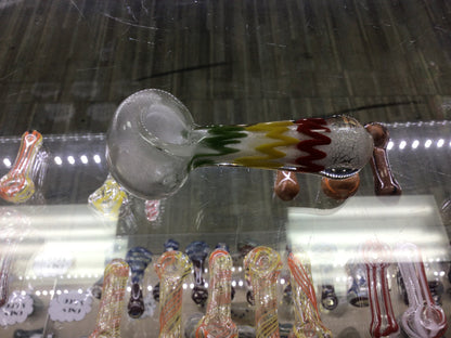 Hand pipe - yellow, green, red