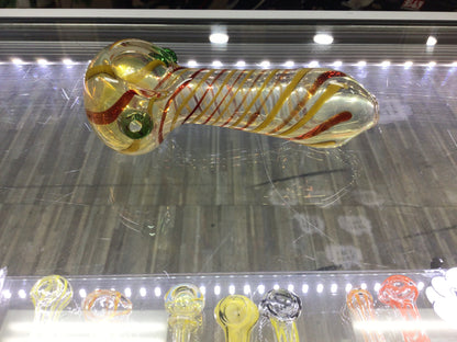 Hand pipe- yellow, red, green