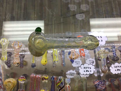 Hand pipe - white and green