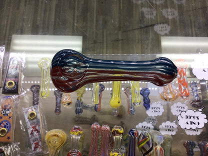 Hand pipe- red and blue
