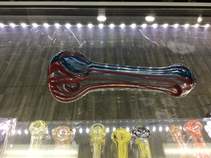 Hand pipe- red and blue