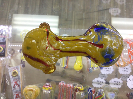 Hand pipe - yellow, red , blue