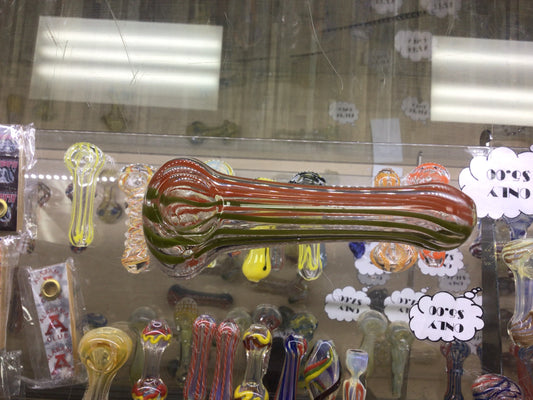 Hand pipe - red and green