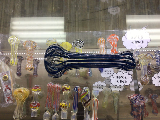 Hand pipe- blue and black