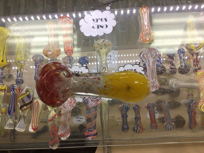 Hand pipe- red, white, yellow