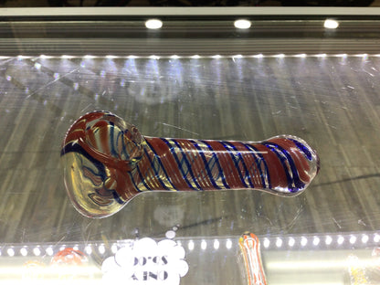 Hand pipe- red and blue