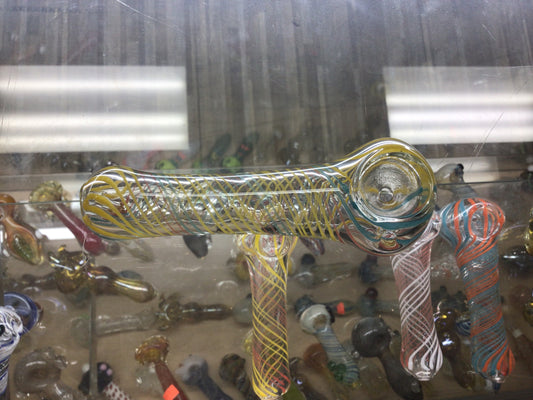 Hand pipe- yellow and blue