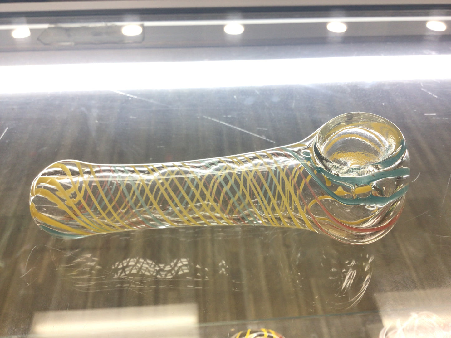 Hand pipe- yellow and blue