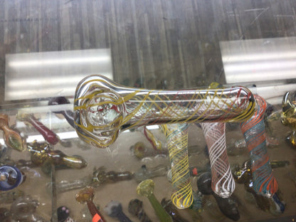 Hand pipe- yellow and orange