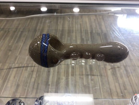 Hand pipe- blue and brown