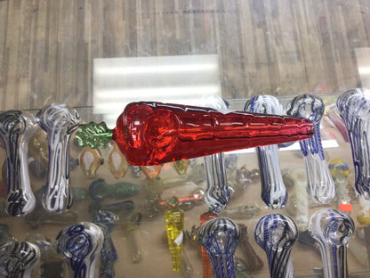 Hand pipe- red carrot