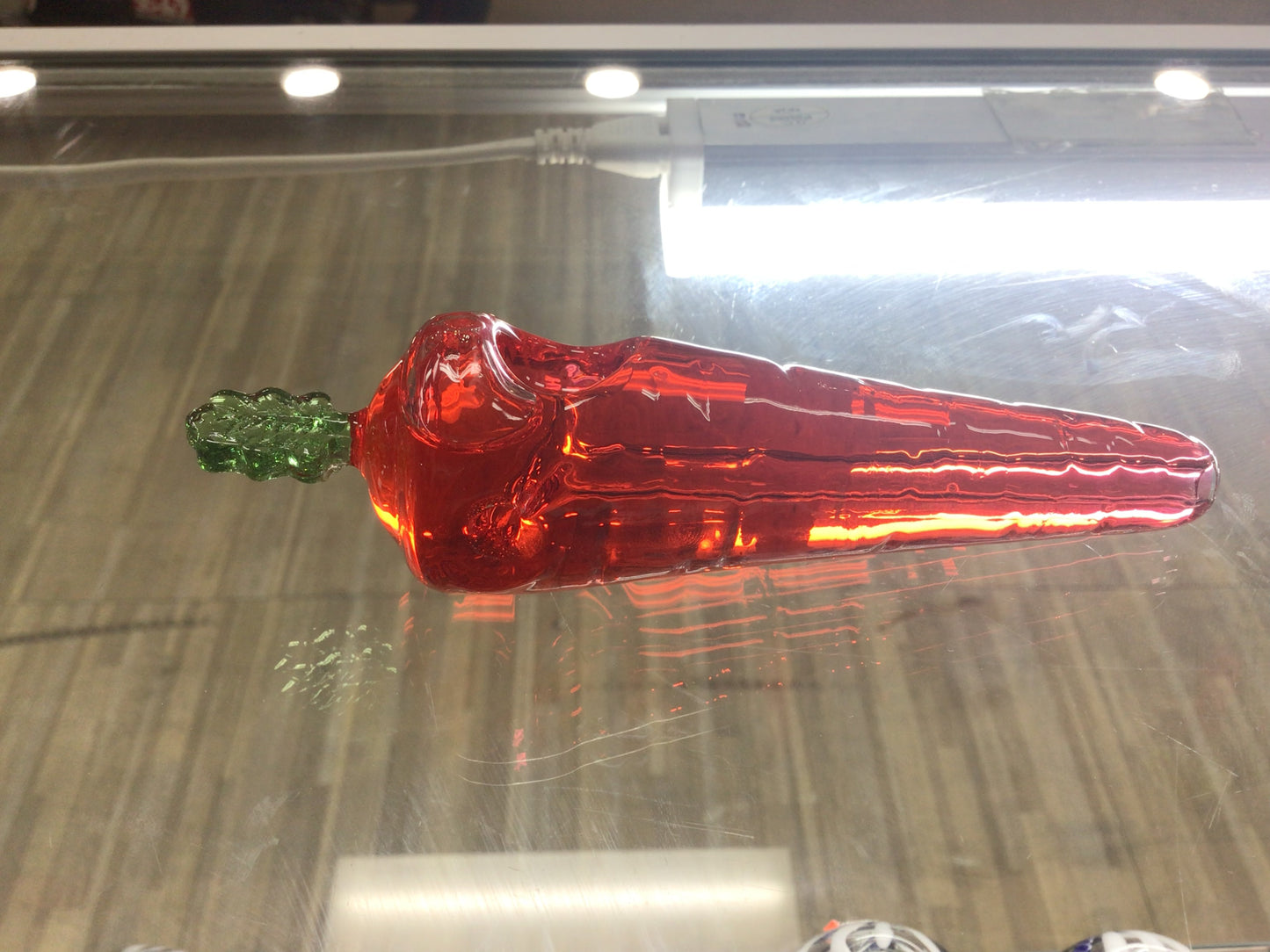 Hand pipe- red carrot