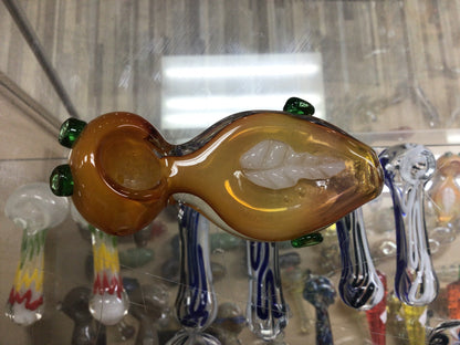 Hand pipe- orange and green