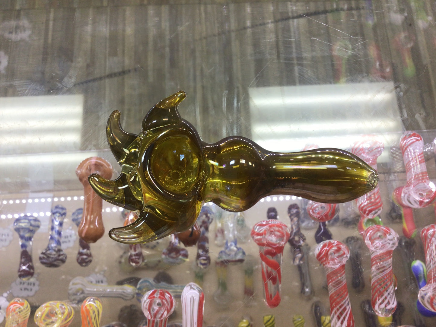 Hand pipe- golden color