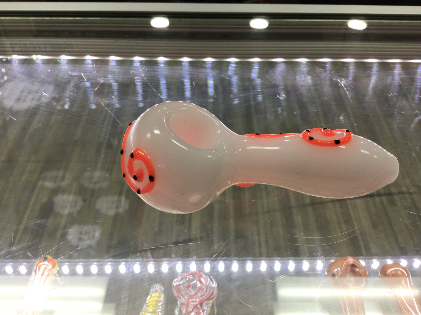 Hand pipe- orange octopus