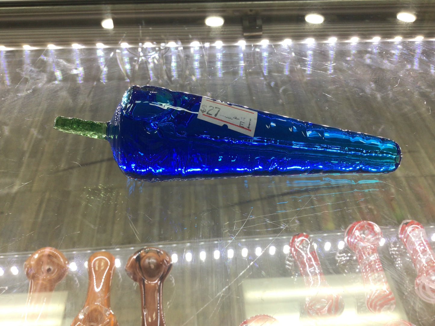 Hand pipe- blue carrot
