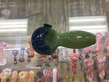 Hand pipe- green and blue