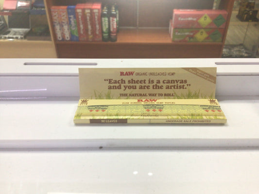 RAW organic hemp king size slim