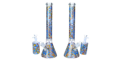 7MM WATER PIPE WITH ASH CATCHER - 19'' INCH : M2