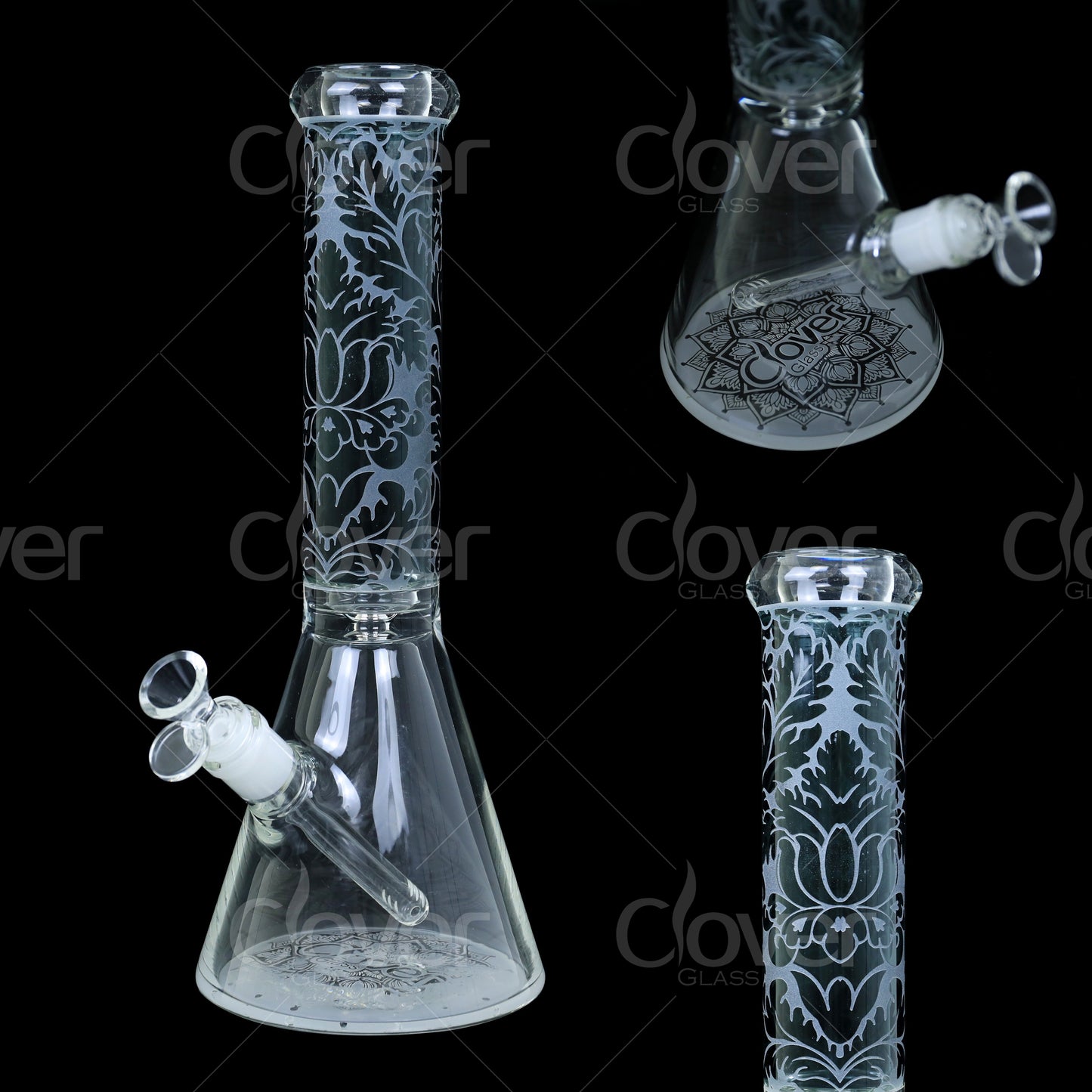 7 MM - GLASS WATER PIPE - 14 INCH