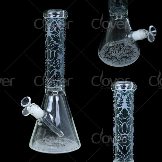 7 MM - GLASS WATER PIPE - 14 INCH