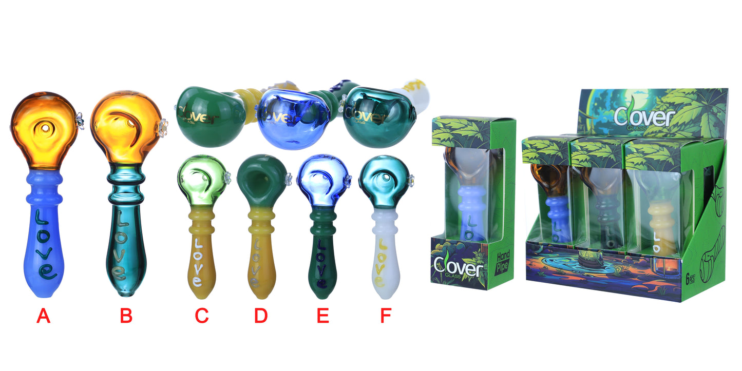 GLASS HAND PIPE MIX COLORS
