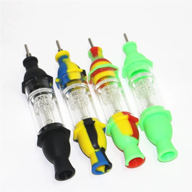 HYBRID NECTAR COLLECTORS MIX COLORS (GLASS+SILICONE)